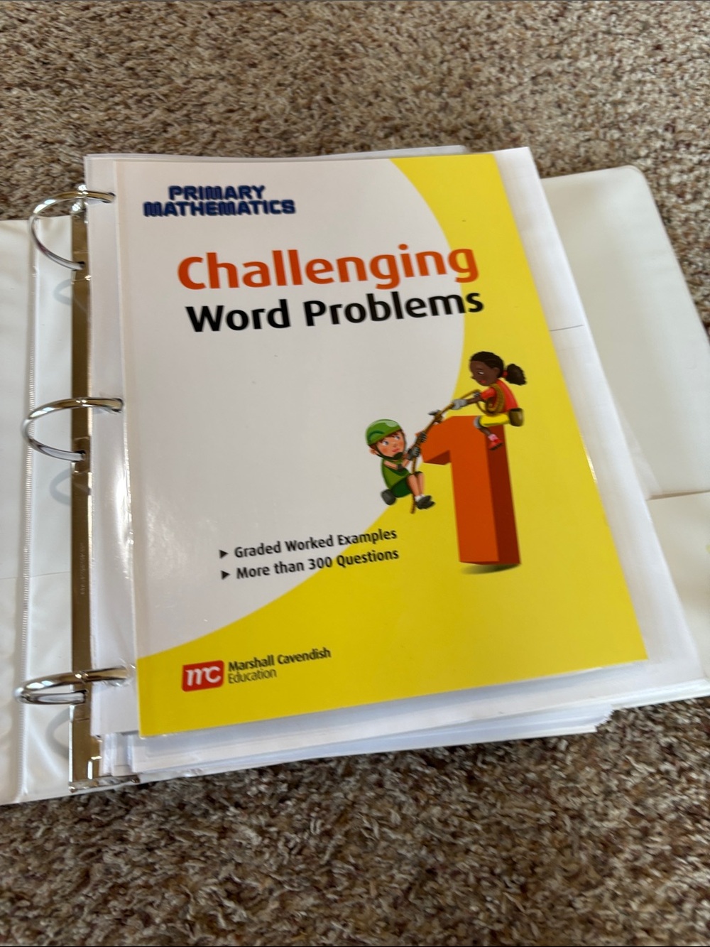 Challenging Word Problems Primary Mathematics Workbook - Yellow & White
